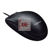罗技 （Logitech） M100R企业版有线鼠标 黑色 三年质保 USB即插即用