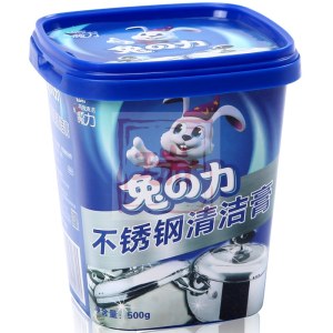 兔之力（兔の力）不锈钢清洁膏 厨房清洁剂 去污除锈500g 兔力