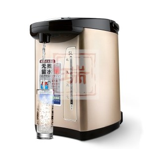 美的（Midea)电热水瓶 304不锈钢热水瓶5L多段温控实时温度显示 PF709-50T