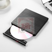 联想（Lenovo）8倍速 USB2.0 外置光驱 外置DVD刻录机 移动光驱 黑色(兼容Windows/苹果MAC系统/GP70N)