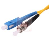 山泽(SAMZHE) 光纤跳线 3米 GQ-8003 电信级 ST-SC 网线 单模单芯 收发器尾纤