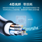 绿联光纤HDMI线HDR工程发烧级影院商城展览2.0ab版高清40米50米100米hdmi分割器线 锌合金光纤线 60米（50220）