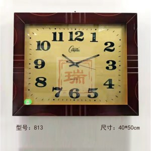 813    方形挂钟40*50cm