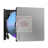 联想（Lenovo）8倍速 铝合金Type-C USB2.0外置光驱 外置DVD刻录机 移动光驱 (Windows/MAC系统/DB85)