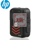 惠普（HP）记录仪DSJ-A5高清红外夜视便携记录仪1296P记录仪 黑色 官方标配16G