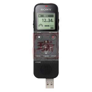 索尼（SONY） ICD-PX470 录音笔 专业高清降噪会议课堂录音 mp3无损播放器 黑色