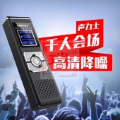 声力士（Cenlux） U50-16G 录音笔 降噪高清微型远距离录音器 学习采访会议超长待机声控录音笔 灰色-16G