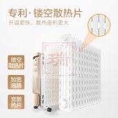 美的（Midea）取暖器 电暖器 电暖气片 节能整屋供暖 13片升级电热油汀NY2213-18GW