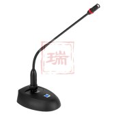 得胜 MS200-2 鹅颈式麦克风 专业演讲会议话筒台式有线播音话筒