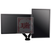 乐歌 Q5D 双屏显示器支架 黑色 适用10-30寸