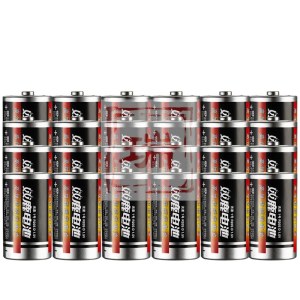 双鹿R20S  碳性1号电池 24粒/盒    （单位：盒）