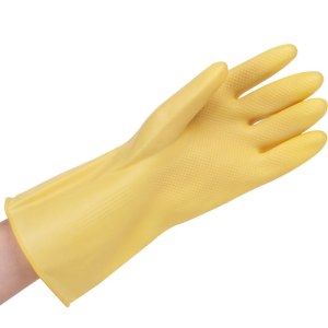 牛牌 乳胶手套 胶皮手套 中号M码  塑胶加厚   一双