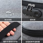 证件包收纳袋 证件收纳包多功能收纳箱护照户口本存折文件整理收纳袋 3层有锁