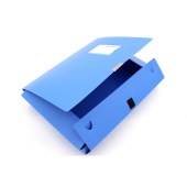 得培力(Depli) D-587   A4   93C片装折叠式档案盒(35mm) 文件盒办公文件夹收纳盒 2个组