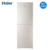 Haier/海尔冰箱二门双门双变频一级能效节能静音309升彩晶面板BCD-309WMCO