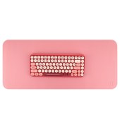 镭拓（Rantopad）RF200 蓝牙键盘ipad平板专用无线女生办公专用圆点苹果外接可连手机键盘套装 粉色