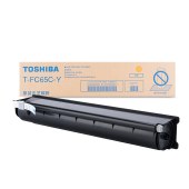 东芝（TOSHIBA）T-FC65C墨盒 墨粉 粉盒 碳粉 适用5560C/6560C/6550C T-FC65CY装碳粉(黄色)