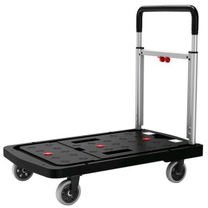 手推车 41*67CM 拉货车小推车 拉货拖车 搬运车静音手拉车折叠便携平板车 单位 个