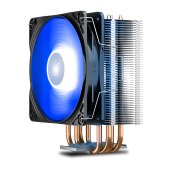 九州风神 玄冰400 CPU散热器（多平台/支持AM4/4热管/智能温控/发蓝光/12CM风扇/附带硅脂）