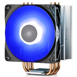 九州风神 玄冰400 CPU散热器（多平台/支持AM4/4热管/智能温控/发蓝光/12CM风扇/附带硅脂）