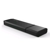朗科（Netac）U351 高速USB3.0 全金属U盘商务直插式闪存盘小巧迷你车载加密优盘 黑色 128GB