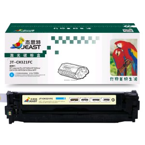 杰思特 CE320A青色硒鼓JT-CH321FC适用惠普HP CP1525N CP1525NW CM1415FN CM1415FNW打印机墨粉盒hp128A硒鼓