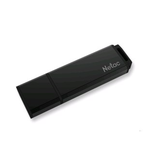 朗科（Netac）U351 高速USB3.0 全金属U盘商务直插式闪存盘小巧迷你车载加密优盘 黑色 64GB