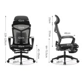 西昊（SIHOO） 人体工学电脑椅 可躺办公椅 会议椅 午睡椅 转椅座椅 170°大角度后仰