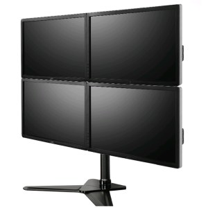 乐歌 D2Q 四屏显示器支架 黑色 承重3-9kg 适用10-30英寸