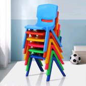 华恺之星  HK5601 塑料凳 小板凳凳子 靠背椅子 33*36*52cm 颜色随机