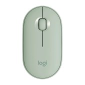 罗技（Logitech）Pebble 鹅卵石轻薄型静音鼠标 蓝牙无线双模 静音 便携 薄荷绿