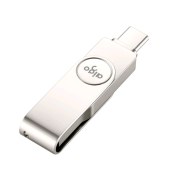爱国者（aigo）U356 256GB Type-C USB3.1 手机U盘 高速款 银色 双接口手机电脑用