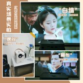 AETX3手机投影仪 1080P 全高清 小型 迷你 便携 X3蓝牙语音版（64G大内存-侧投缩放-手机投屏）