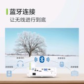 明基（BenQ）E582 智能投影仪 投影机 （1080P全高清 3600流明 双频Wifi 无线同屏 视频会议）