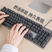 罗技（Logitech）K845 机械键盘 有线键盘 办公键盘 104键 全尺寸 单光 黑色 TTC轴 茶轴