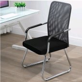 弓形椅 办公椅 职员会议椅 弓形网椅 黑色网布  约100*56mm