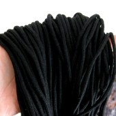 账本用帐绳黑色账绳文件捆绑硬头绳装订线鞋带财务装订棉线绳45cm（约90根/捆，实际数量以收货为主）