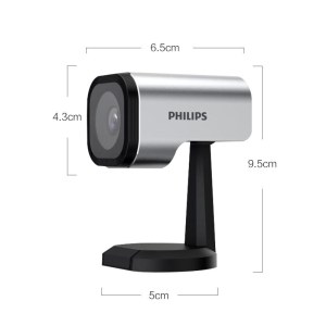 飞利浦 PSE0520C  高清视频会议摄像头 视频会议 2K 1080P视频通话 自动对焦 内置3米收音双阵列降噪麦克风USB即插即用