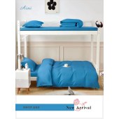 床上用品 三件套+枕巾  被套及床单的规格1.5*2米  颜色随机