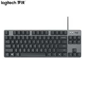 罗技 K835 机械键盘 有线usb键盘电脑键盘有线键盘计算机键盘  84键 黑色 TTC轴 红轴