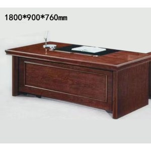 金典 单人办公桌 办公桌 木质办公桌 1800*900*760mm（不含侧边柜，含桌内小柜）