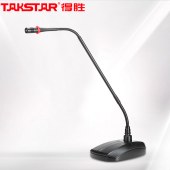 得胜（TAKSTAR）MS400SG 专业鹅颈式会议话筒 有线电容麦克风  黑色