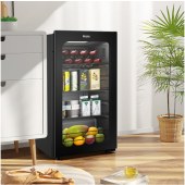 海尔 DS092LHESD1 92升 家用冷藏柜暖 藏冰吧 茶叶饮料水果蔬菜保鲜柜囤货小型冰箱