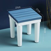 防滑浴室凳 宝蓝色 淋浴凳 矮凳 30cm高