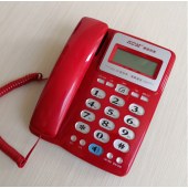新高科美  k105 电话机 座机 红色