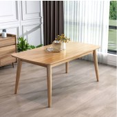呈易 橡木 橡木桌椅 桌子尺寸 1200*745*735mm  （一桌四椅/套）