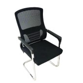 办公椅 职员电脑椅 会议椅子 透气网布椅简约弓形椅  约100*56mm 5个/组