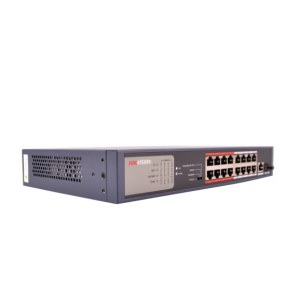 海康威视 DS-3E0318P-E/M 交换机网络网线集线器  16口百兆POE