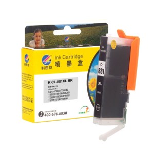 科思特 CLI881XL墨盒 适用佳能墨水 S708 TS6180 TS6280 CLI-881XL (带芯片） 黑色