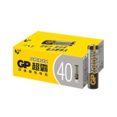超霸（GP）7号电池 七号碳性干电池 黑 40粒/盒